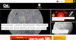 Desktop Screenshot of cieletespace.fr